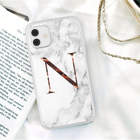 iPhone 11 Case Clear Matte Texture Letter For 12 13 Pro Mini X XR XS Max 7 8 Plus Soft TPU Cover - Miscellaneous Accessories