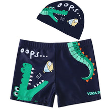 Jurassic Splash: Boys' Dinosaur Swim Shorts" - Miscellaneous Accessories