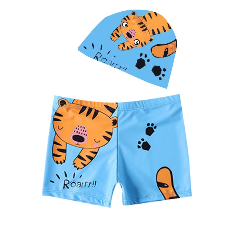 Jurassic Splash: Boys' Dinosaur Swim Shorts" - Miscellaneous Accessories