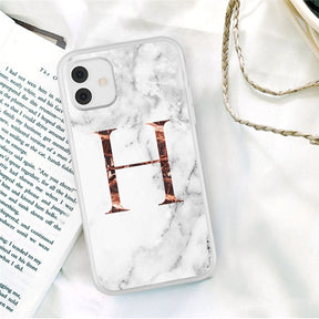 iPhone 11 Case Clear Matte Texture Letter For 12 13 Pro Mini X XR XS Max 7 8 Plus Soft TPU Cover - Miscellaneous Accessories