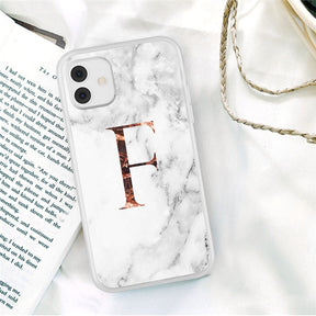 iPhone 11 Case Clear Matte Texture Letter For 12 13 Pro Mini X XR XS Max 7 8 Plus Soft TPU Cover - Miscellaneous Accessories