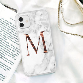 iPhone 11 Case Clear Matte Texture Letter For 12 13 Pro Mini X XR XS Max 7 8 Plus Soft TPU Cover - Miscellaneous Accessories