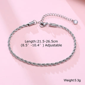 This 2023 stainless steel men's anklet features a double chain with a Cross Charm, perfect for gifting to the special man in your life. - Miscellaneous Accessories