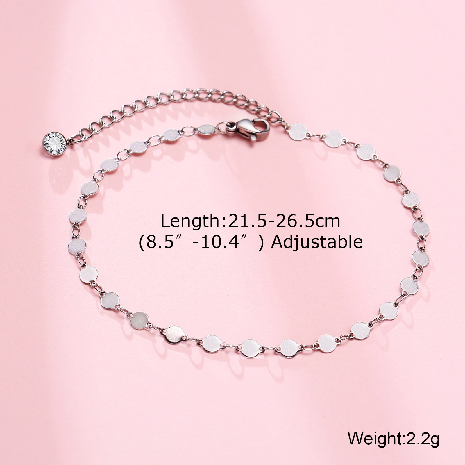 This 2023 stainless steel men's anklet features a double chain with a Cross Charm, perfect for gifting to the special man in your life. - Miscellaneous Accessories