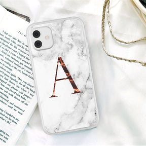 iPhone 11 Case Clear Matte Texture Letter For 12 13 Pro Mini X XR XS Max 7 8 Plus Soft TPU Cover - Miscellaneous Accessories