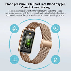 LIGE Smart Watch Women Full Touch Screen Bluetooth Call IP67 Waterproof Ladies Watches Sports Fitness Tracker Smartwatch Women