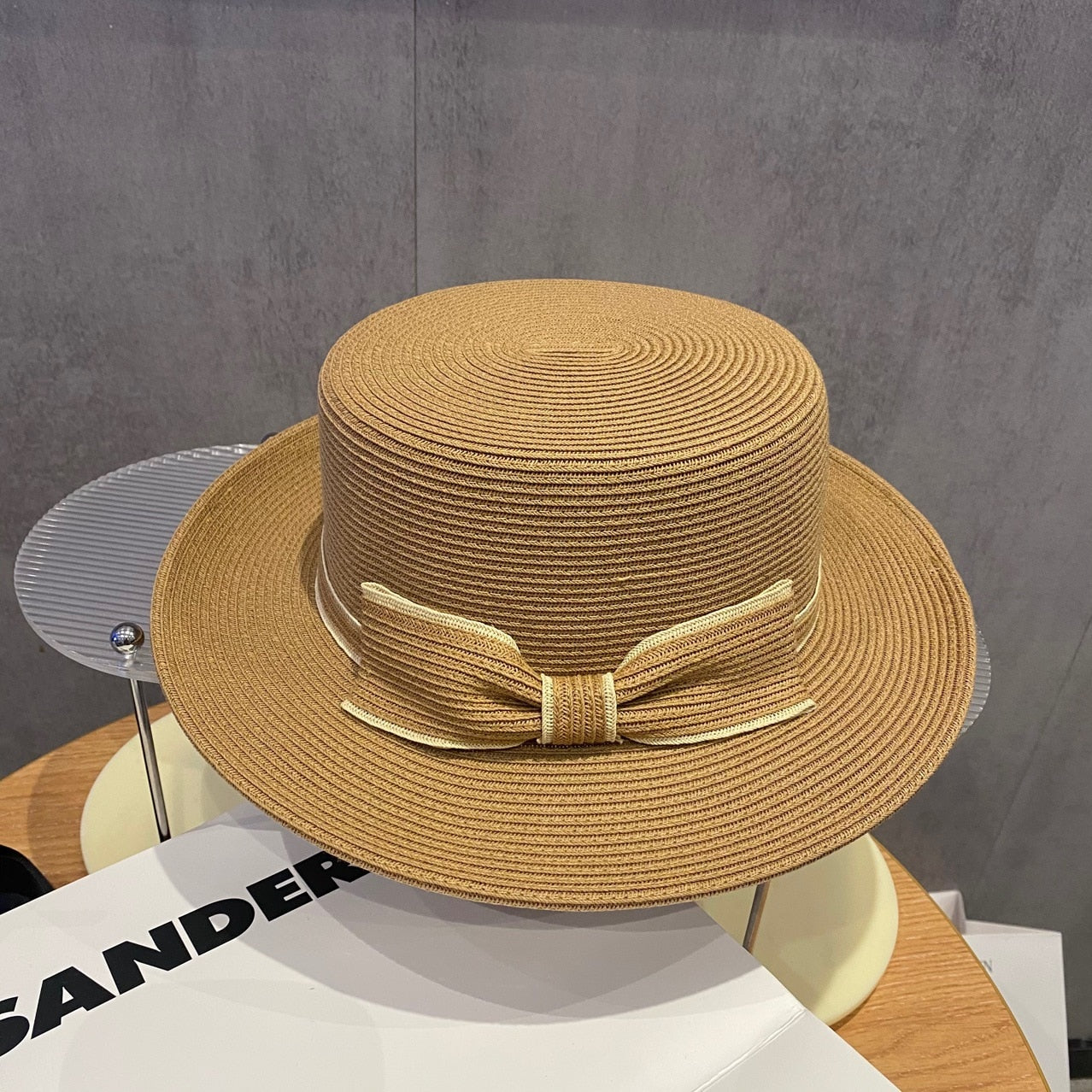 Beach hat men and women flat top straw hat essential for summer travel - Miscellaneous Accessories