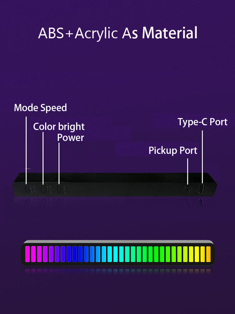 Barra de Batida Lumina e voz RGB - Miscellaneous Accessories