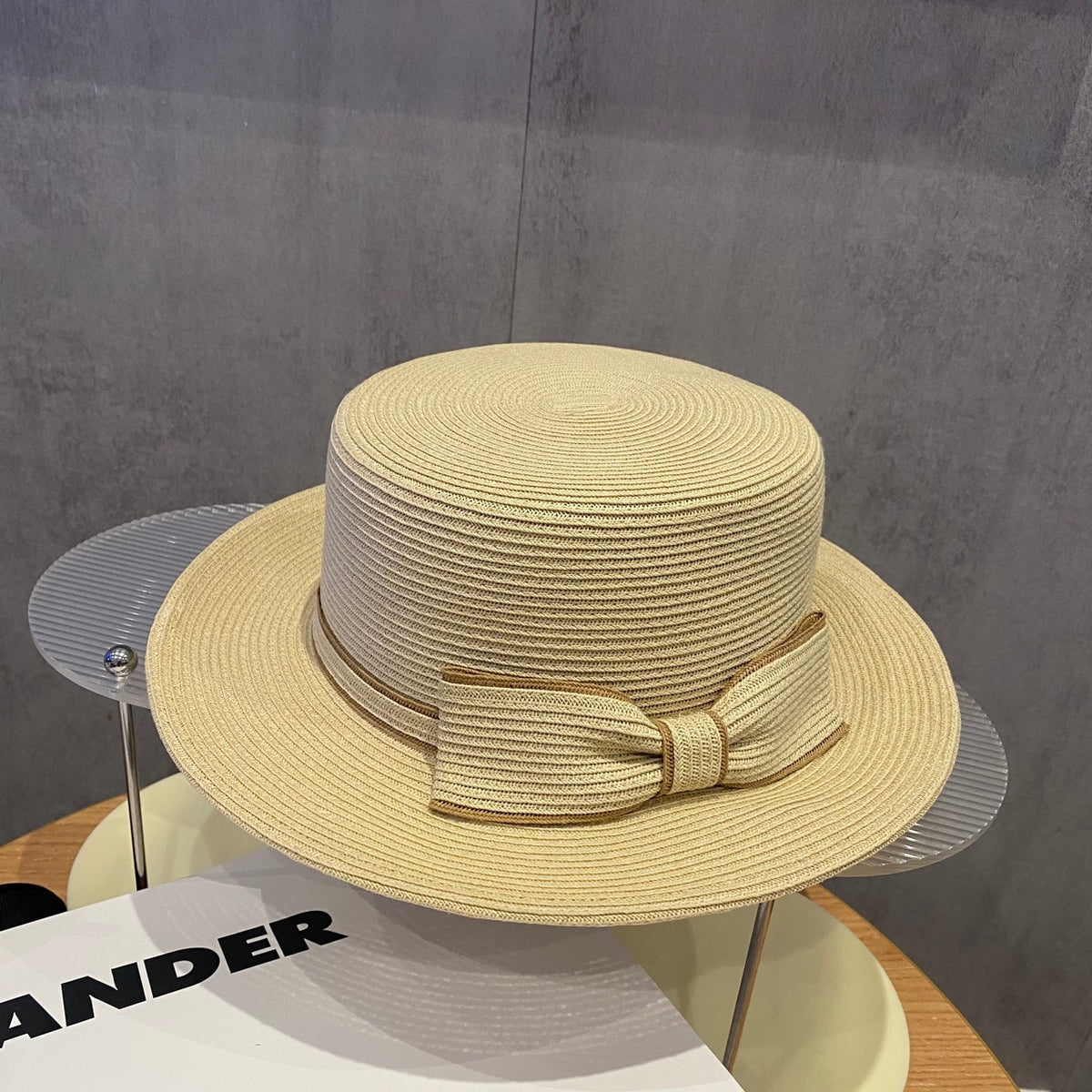 Beach hat men and women flat top straw hat essential for summer travel - Miscellaneous Accessories