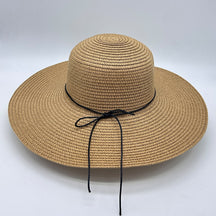 Sunshine Elegance Women Wide Brim Beach Hat Girls Seaside Travel Foldable Straw Hat Sunscreen UV Protection Lady Cap - Miscellaneous Accessories