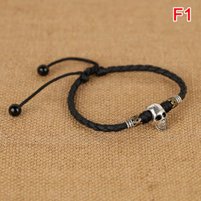 Men Adjustable Handmade Rope Anklet For Men Wax Rope Soft Leather Lucky Men Beach Foot Chain - Miscellaneous Accessories