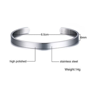 Men's Thin Stainless Steel Bracelet - Awesome Gifts for Men - Miscellaneous Accessories