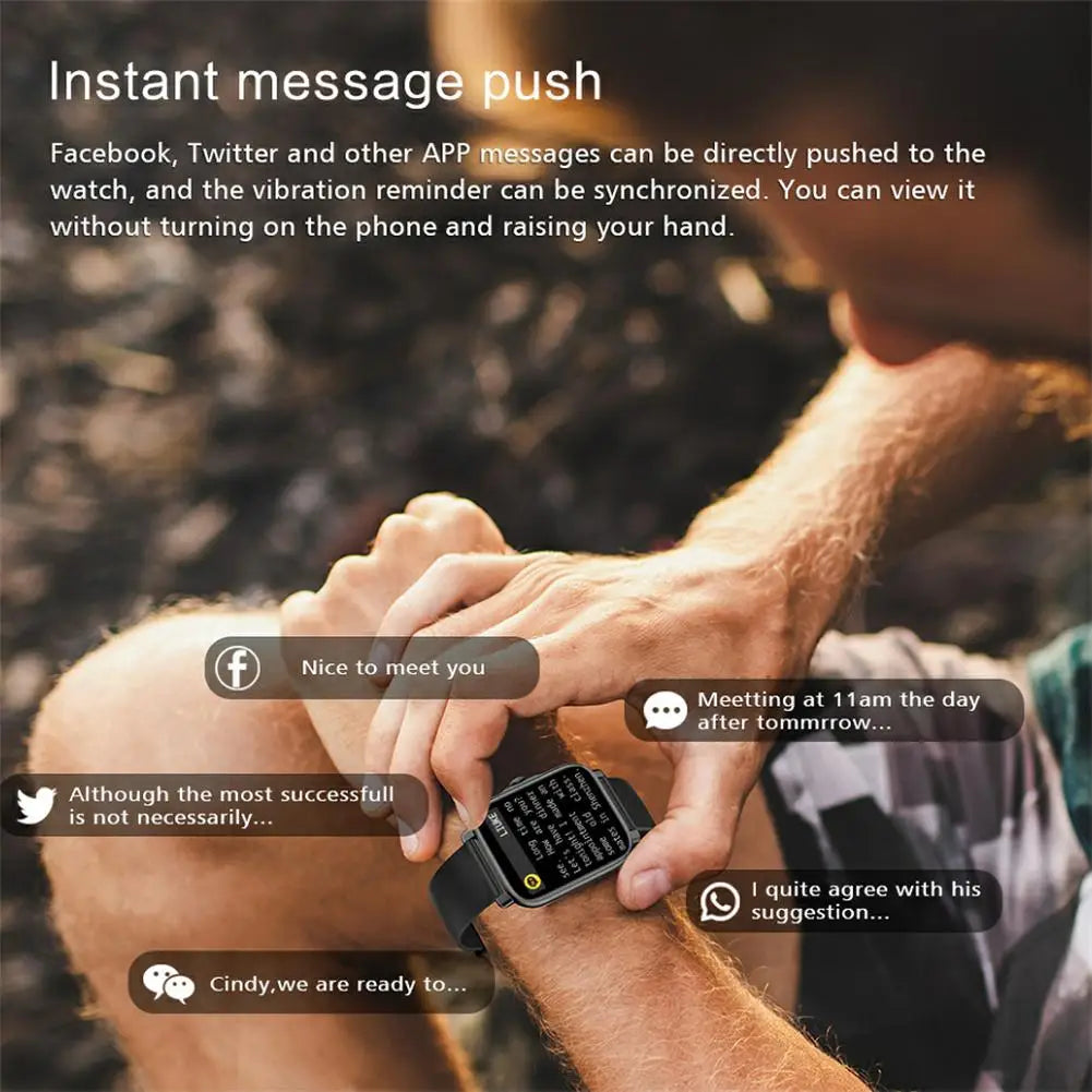 Bluetooth Smart Watch Full Touch Screen Wireless Call Smartwatch Digital Sports Ip67 Waterproof Fitness Watches for Men Women