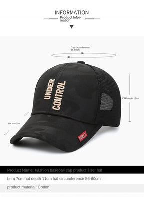 Sport Cap for Man Male Beach SUN PROTECT HAT Summer Embroidery Fashion Luxury Brand Design Hip Hop - Miscellaneous Accessories