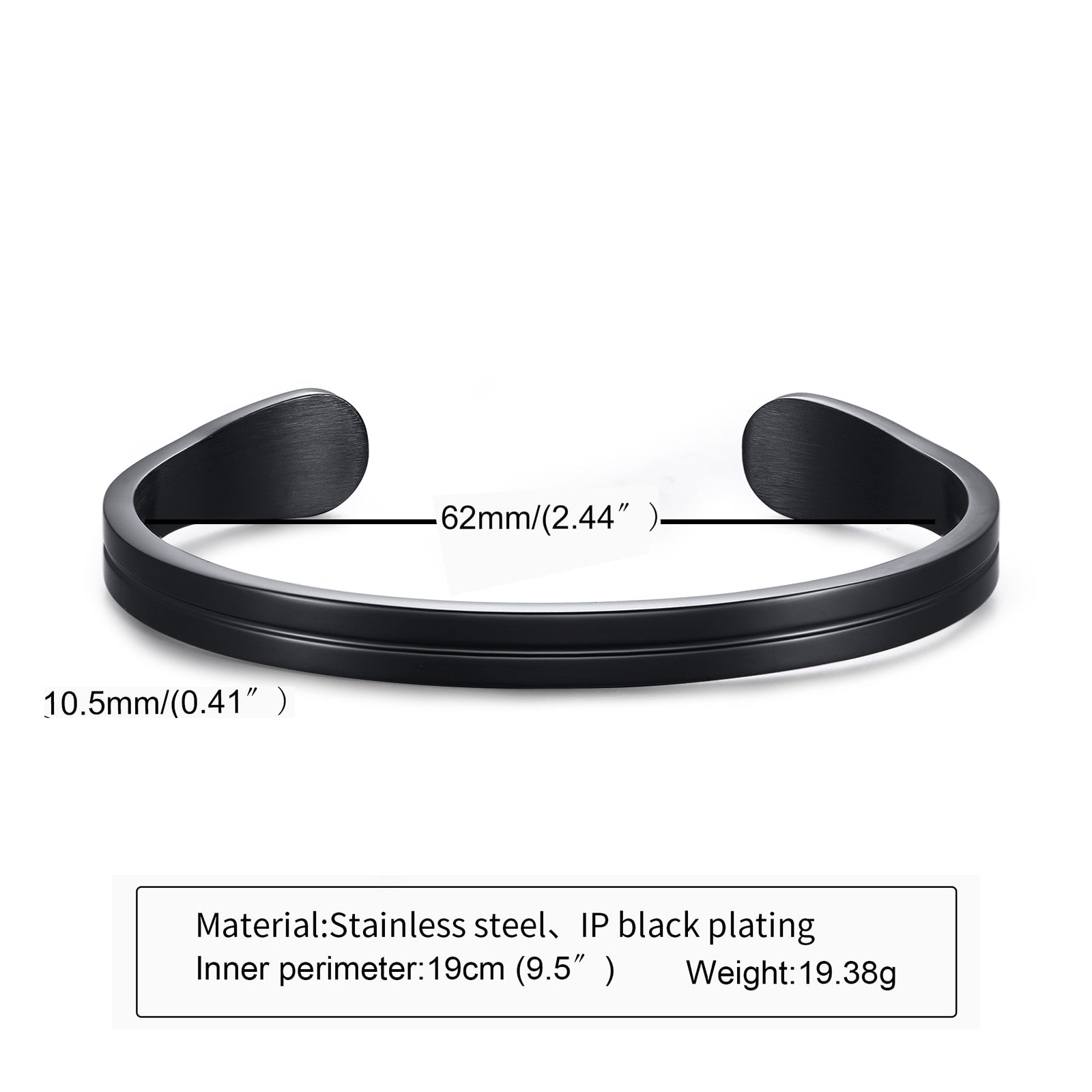 Men's Thin Stainless Steel Bracelet - Awesome Gifts for Men - Miscellaneous Accessories