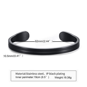 Men's Thin Stainless Steel Bracelet - Awesome Gifts for Men - Miscellaneous Accessories