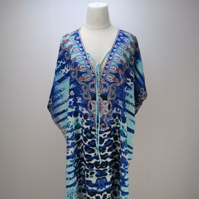 Turkish Kaftan Long Beach Dress To Cover Summer Swimsuits & Bikinis - Miscellaneous Accessories