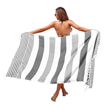 Beach Bliss: Fashion Towel with Fringes and Print - Miscellaneous Accessories