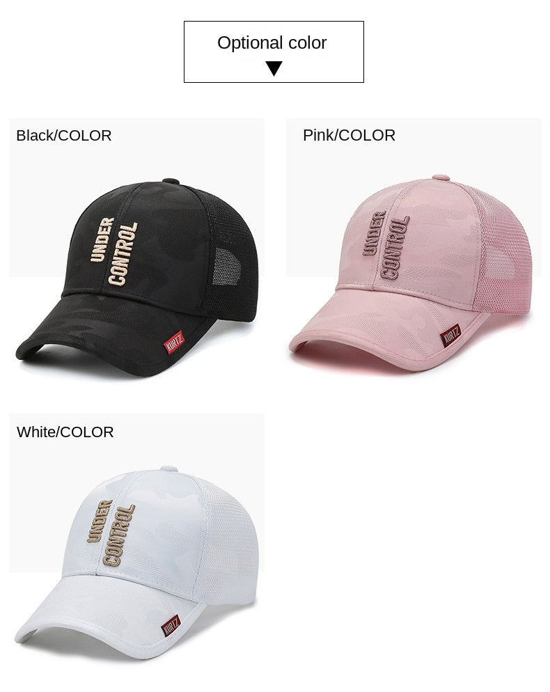 Sport Cap for Man Male Beach SUN PROTECT HAT Summer Embroidery Fashion Luxury Brand Design Hip Hop - Miscellaneous Accessories