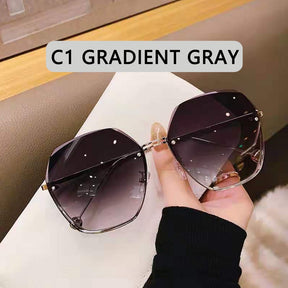 Celestial Sunnies, Women Brand Designer Gradient Fashion Sun Glasses Female Rimless Metal Oculos De Sol luxury designer - Miscellaneous Accessories