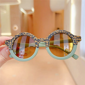 Kids Summer Leopard Print Sunglasses UV Protection Beach Outdoor Sunglasses Baby Girl Baby Boy UV400 - Miscellaneous Accessories