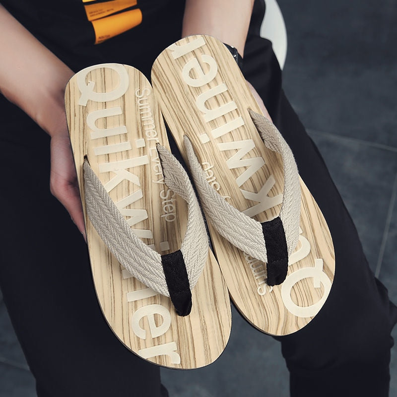 2023 Trendy Summer Sliders: Comfortable Anti-skid Men's Sandals for Outdoor and Beach Activities - Miscellaneous Accessories