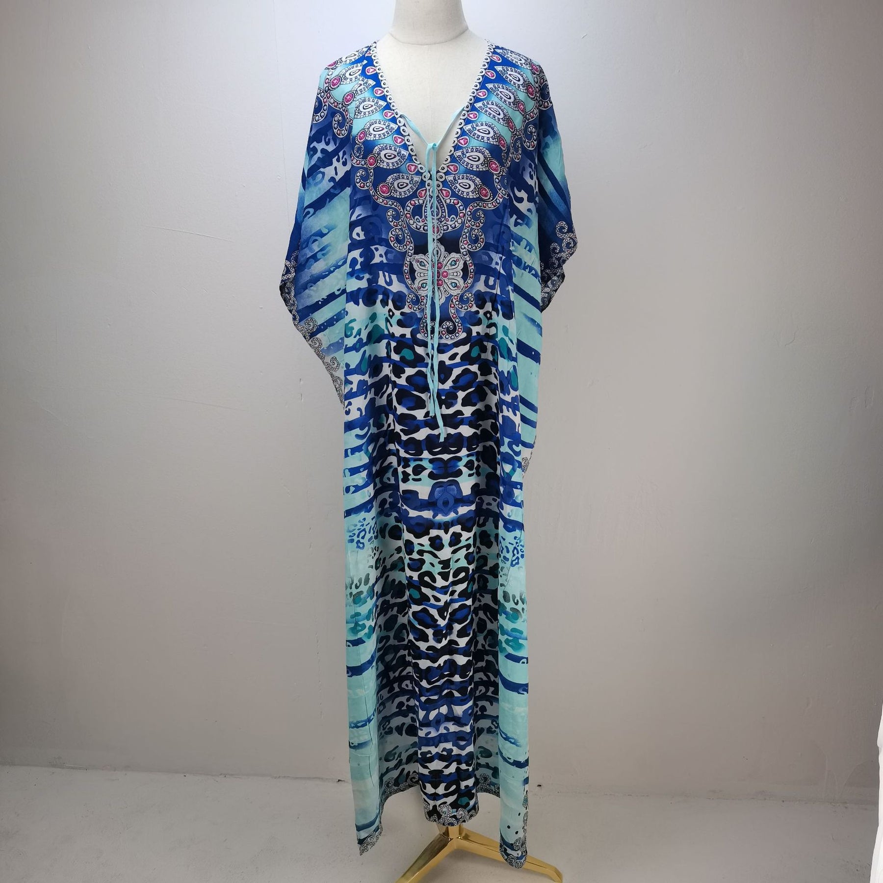 Turkish Kaftan Long Beach Dress To Cover Summer Swimsuits & Bikinis - Miscellaneous Accessories