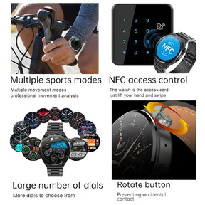 New Smart Watch Men GT3 Pro AMOLED 390*390 HD Screen Heart Rate Bluetooth Call IP68 Waterproof SmartWatch For Huawei Xiaomi 2023