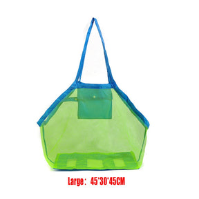 Beach Mesh Bag Children Foldable Portable Beach Toys Clothes Storage Sundries Organiser Bag - Miscellaneous Accessories