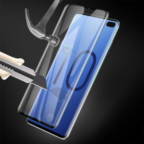 Full Coverage Tempered Glass Screen Protector for Samsung Galaxy S7 Edge, S8, S9, S10, S10 Plus, and S10e - Miscellaneous Accessories