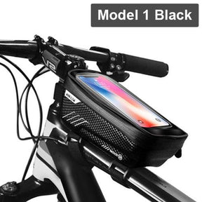 TrekPack: Bike Frame Bag with Touchscreen Compatibility and Waterproofing for All Adventures - Miscellaneous Accessories