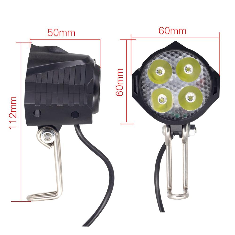 CycleSight: E-Bike Light Kit with Brake Light, Turn Signals, and Switch for 36V/48V Battery - Miscellaneous Accessories