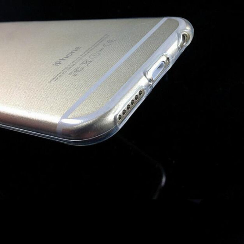 Transparent Soft Phone Case - Ultra Thin Silicone Cover for iPhone 6, 6S, 7, 8 Plus, 5, 5S, SE 2020, and SE3 by Kebiss - Miscellaneous Accessories