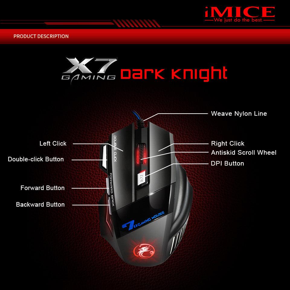 keyboard Gamer and Mouse With Backlight USB 104 keycaps Wired Ergonomic For PC, Laptop - Miscellaneous Accessories