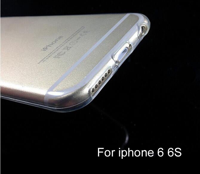 Transparent Soft Phone Case - Ultra Thin Silicone Cover for iPhone 6, 6S, 7, 8 Plus, 5, 5S, SE 2020, and SE3 by Kebiss - Miscellaneous Accessories