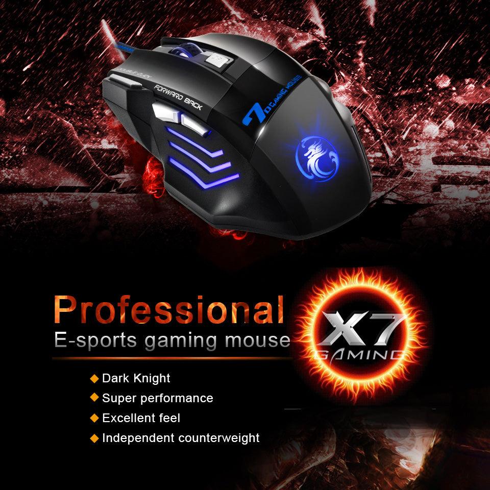 keyboard Gamer and Mouse With Backlight USB 104 keycaps Wired Ergonomic For PC, Laptop - Miscellaneous Accessories