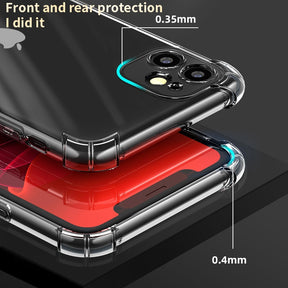 Kebiss Ultra Thin Clear Phone Case - Soft TPU Silicone Back Cover for iPhone 11, 12, 12 Pro Max, XS Max, X, and XR - Miscellaneous Accessories