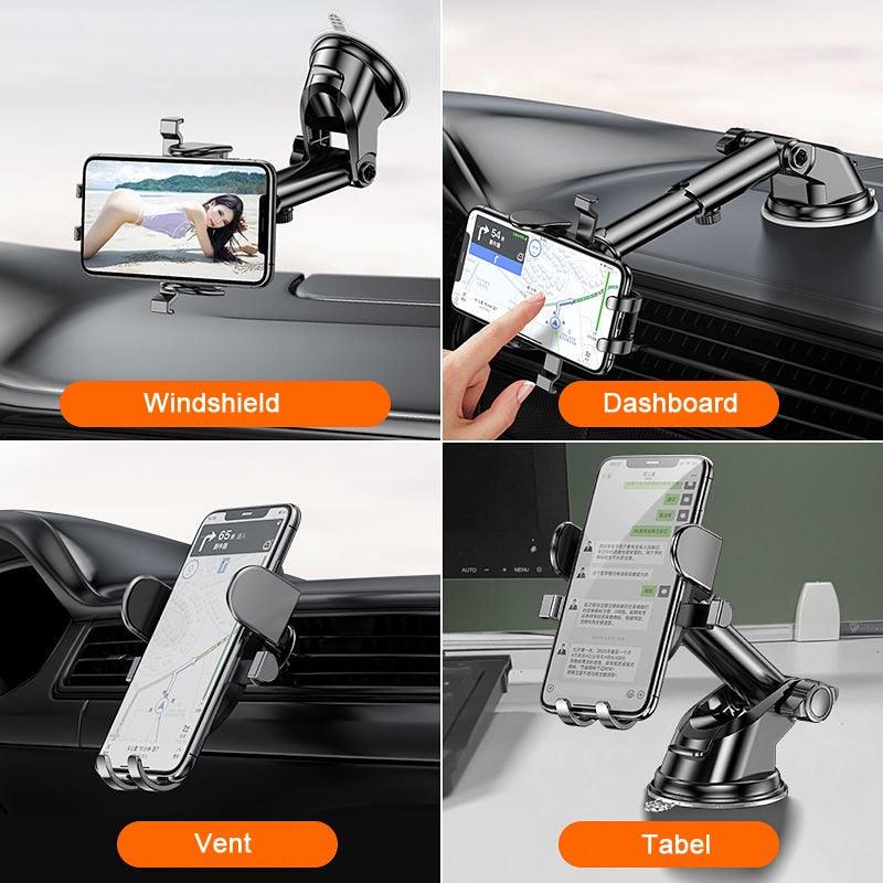 DriveHold: UGREEN's Gravity Dashboard Car Phone Holder Stand for Easy and Secure Mobile Phone, Tablet Support For iPhone 14 Xiaomi Huawei Samsung - Miscellaneous Accessories