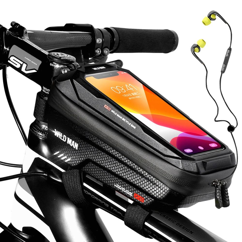 TrekPack: Bike Frame Bag with Touchscreen Compatibility and Waterproofing for All Adventures - Miscellaneous Accessories