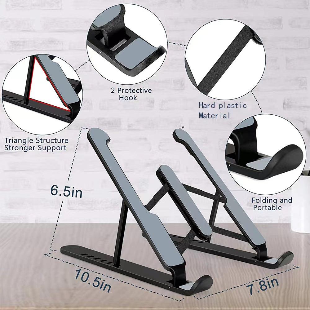 FlexiCool Notebook Stand - Portable, Foldable, Adjustable, and Cooling Bracket for Laptops and Tablets" - Miscellaneous Accessories