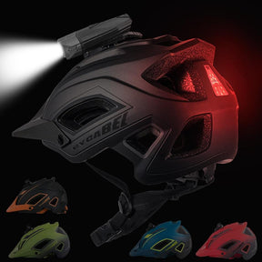 MountainPro: Men's MTB Bicycle Helmet with LED Light for Safe Riding - Miscellaneous Accessories