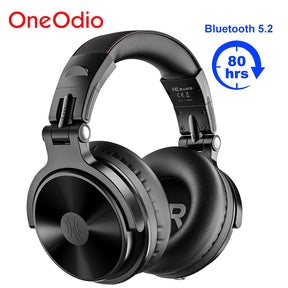 ProBass Wireless Headphones - Oneodio Pro-C Bluetooth 5.2 Foldable Stereo Earphones with Microphone, 110H PlayTime and Deep Bass for PC and Phone - Miscellaneous Accessories