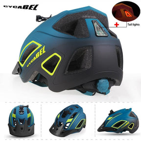 MountainPro: Men's MTB Bicycle Helmet with LED Light for Safe Riding - Miscellaneous Accessories