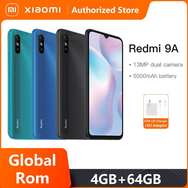 Smartphone Xiaomi Redmi 9A 4GB 64GB - 5000mAh 6.53&quot; Large Screen MTK Helio G25 Octa Core 13MP AI Camera - Miscellaneous Accessories