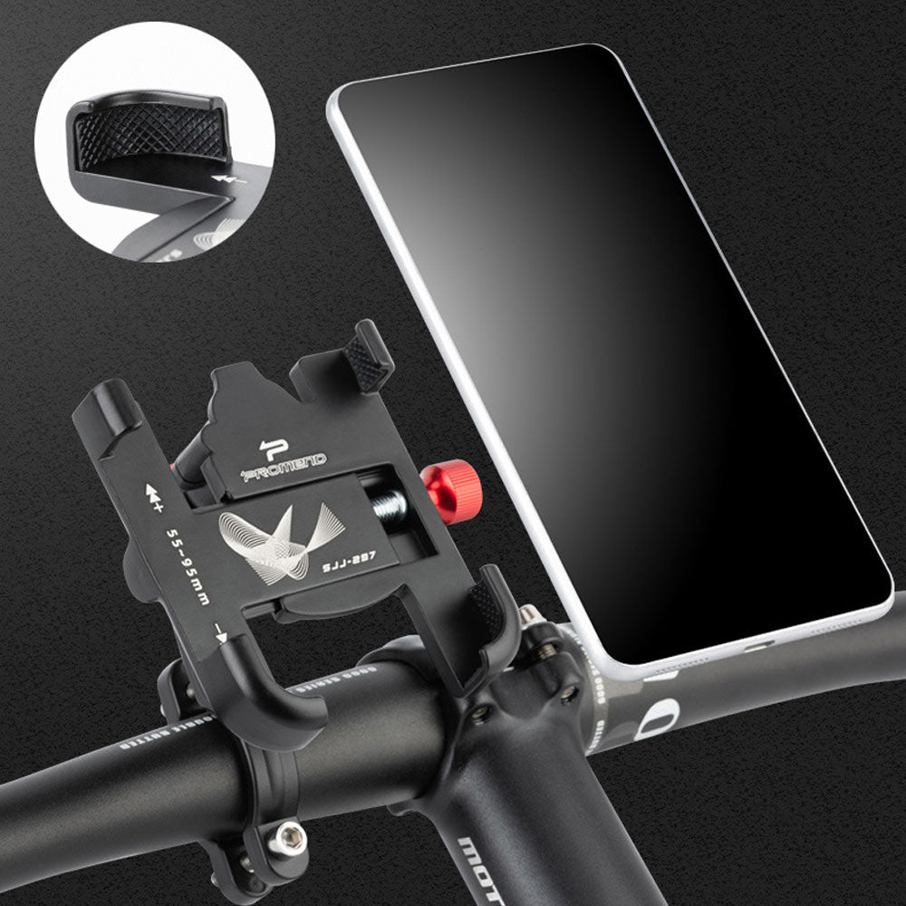 TrekHold: 360° Rotatable MTB Phone Mount with Non-Slip Cycling Bracket and Aluminum Build