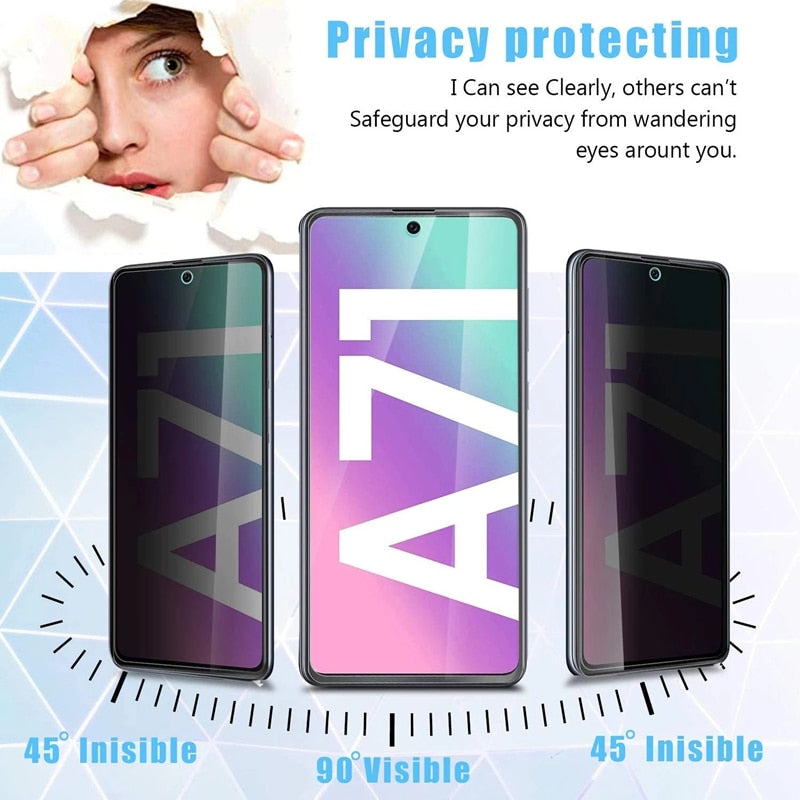 Anti-Spy Privacy Glass Screen Protectors for Samsung end Galaxy. - Miscellaneous Accessories