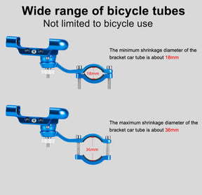 TrekHold: 360° Rotatable MTB Phone Mount with Non-Slip Cycling Bracket and Aluminum Build