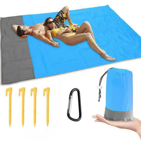 Beach Blanket Sandproof 200 X 210cm Waterproof Beach Mat Lightweight Picnic Blanket for Travel Hiking Sports - Miscellaneous Accessories