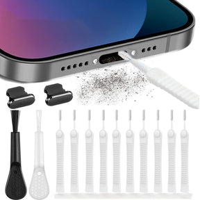 TechClean Pro for IPhone 14 13 Pro Max Port Cleaner Kit Computer Keyboard Cleaner Tool Cleaner Brush - Miscellaneous Accessories