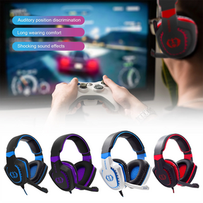 SoundStorm Gaming Headset - Noise-Isolating Over-Ear Headphones with Mic, Volume Control, and Bass Surround for PC, PS4, and PS5 Video Games - Miscellaneous Accessories